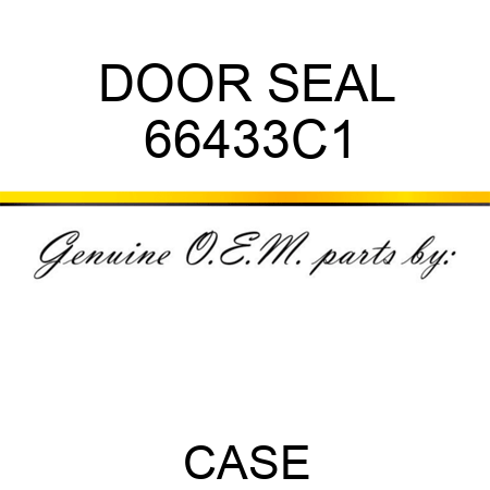 DOOR SEAL 66433C1