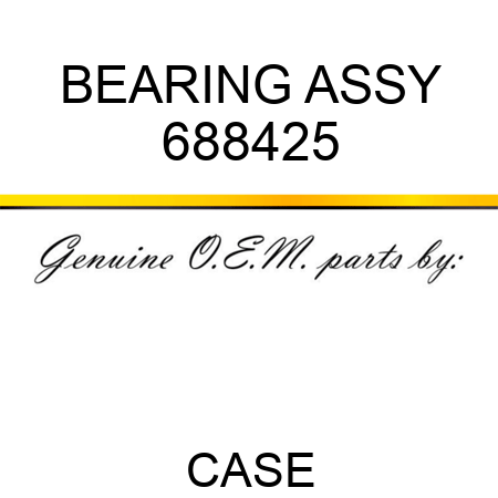 BEARING ASSY 688425