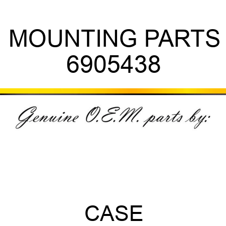 MOUNTING PARTS 6905438