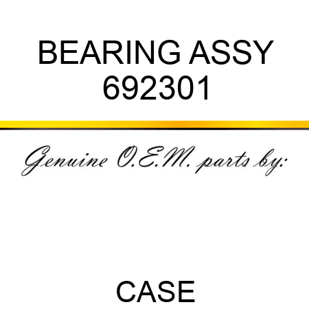 BEARING ASSY 692301