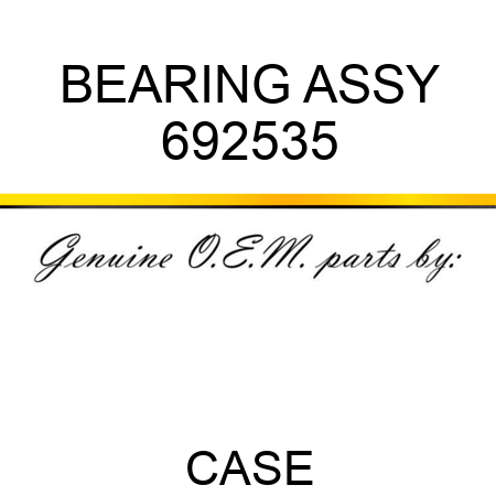 BEARING ASSY 692535