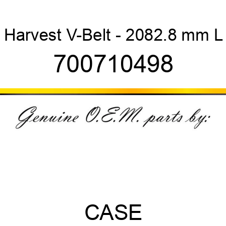 Harvest V-Belt - 2082.8 mm L 700710498