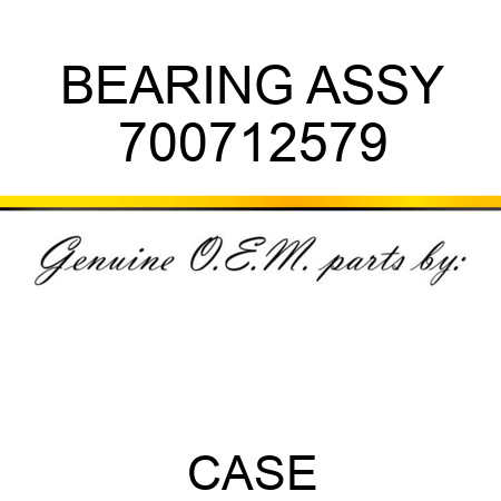 BEARING ASSY 700712579