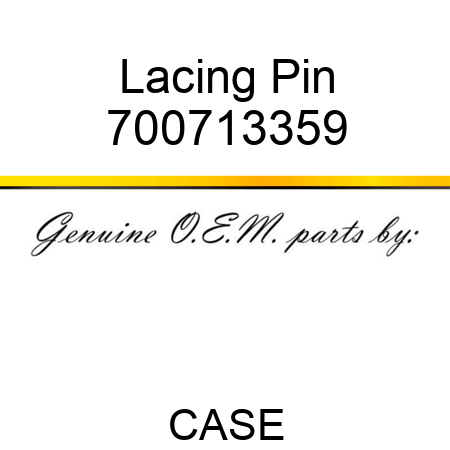Lacing Pin 700713359