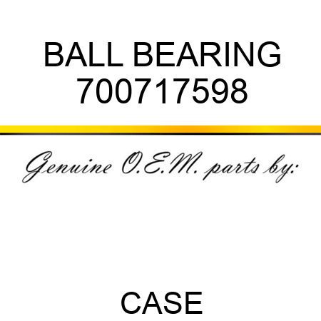 BALL BEARING 700717598