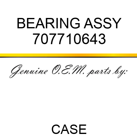 BEARING ASSY 707710643