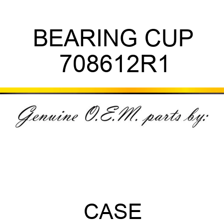 BEARING, CUP 708612R1