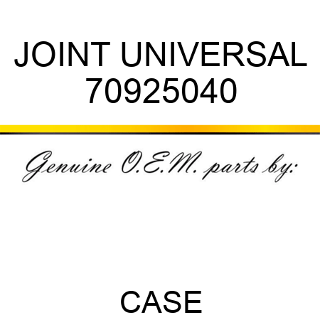 JOINT, UNIVERSAL 70925040