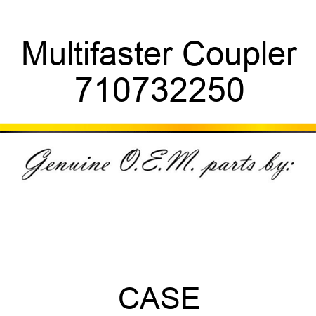 Multifaster Coupler 710732250