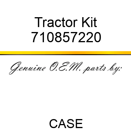 Tractor Kit 710857220