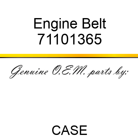 Engine Belt 71101365