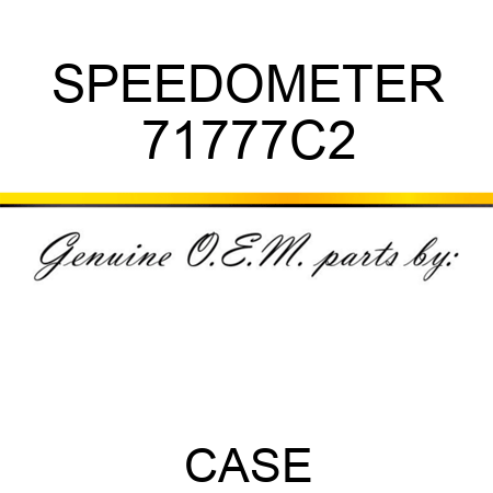 SPEEDOMETER 71777C2