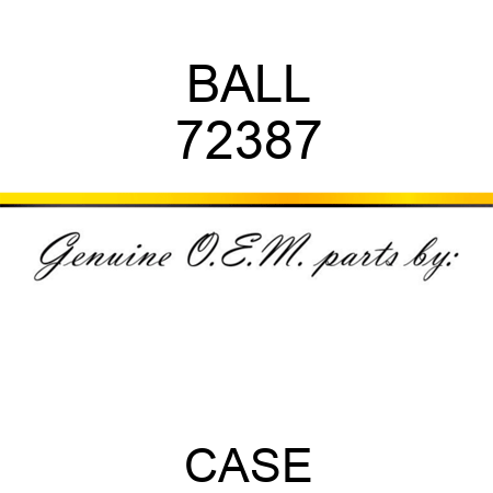 BALL 72387