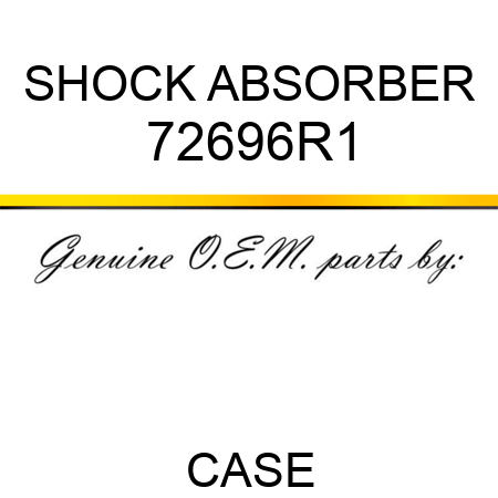 SHOCK ABSORBER 72696R1