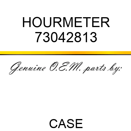 HOURMETER 73042813