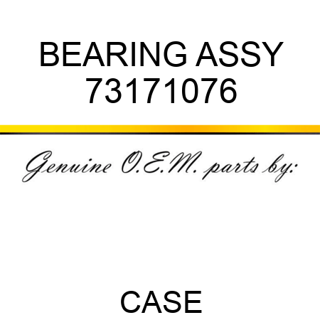 BEARING ASSY 73171076