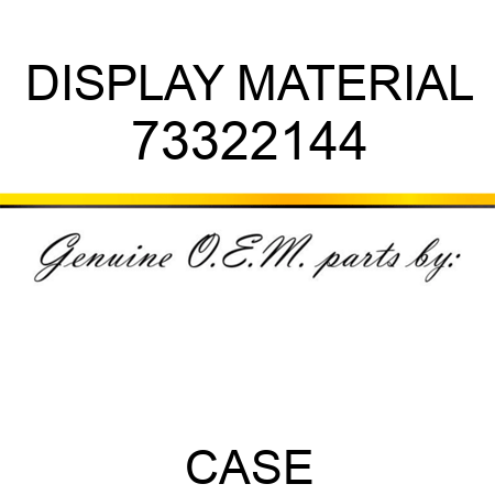 DISPLAY MATERIAL 73322144
