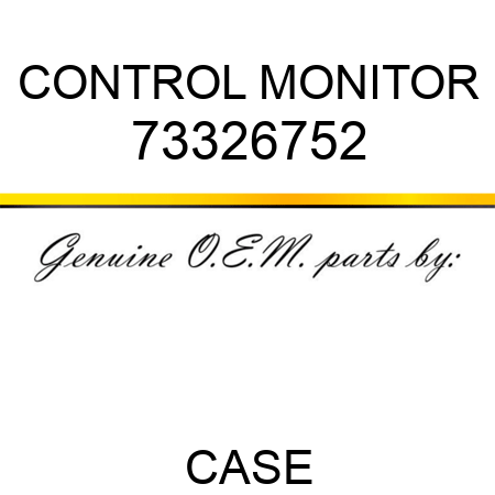 CONTROL MONITOR 73326752