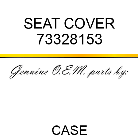 SEAT COVER 73328153