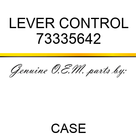 LEVER, CONTROL 73335642