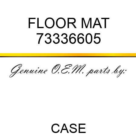 FLOOR MAT 73336605