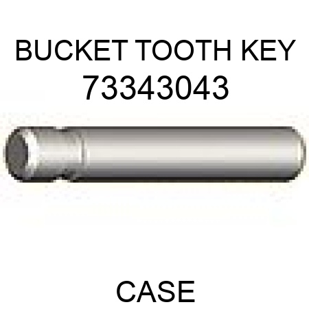 BUCKET TOOTH KEY 73343043