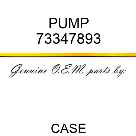 PUMP 73347893