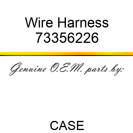 Wire Harness 73356226