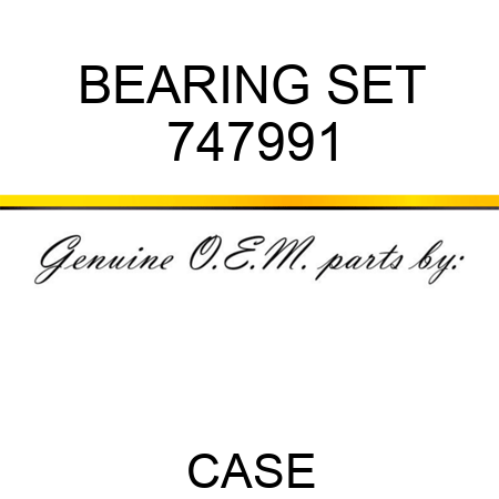 BEARING SET 747991
