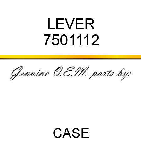 LEVER 7501112