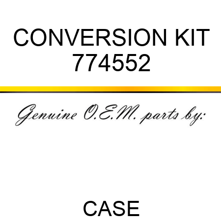 CONVERSION KIT 774552