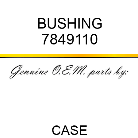 BUSHING 7849110