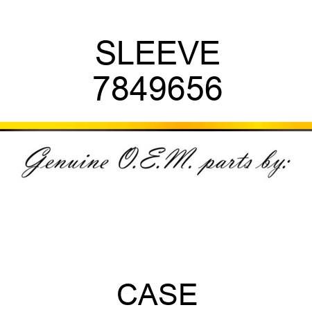 SLEEVE 7849656