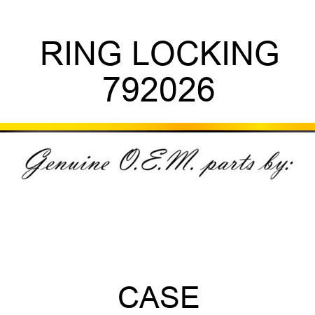 RING, LOCKING 792026