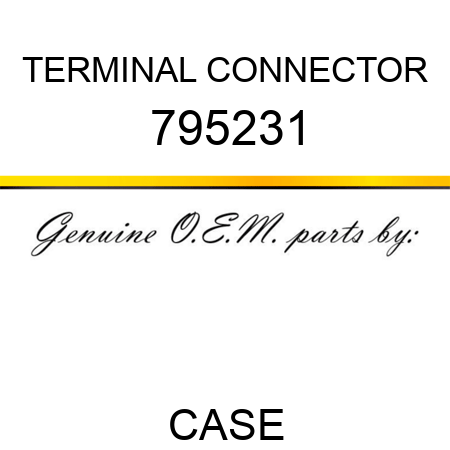 TERMINAL CONNECTOR 795231