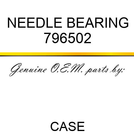 NEEDLE BEARING 796502