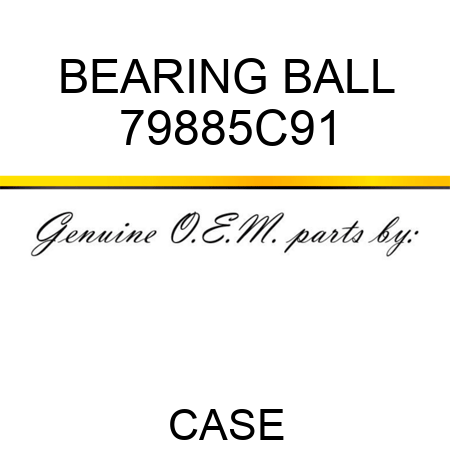 BEARING, BALL 79885C91