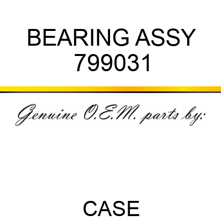 BEARING ASSY 799031