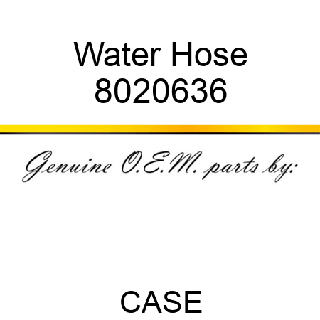Water Hose 8020636
