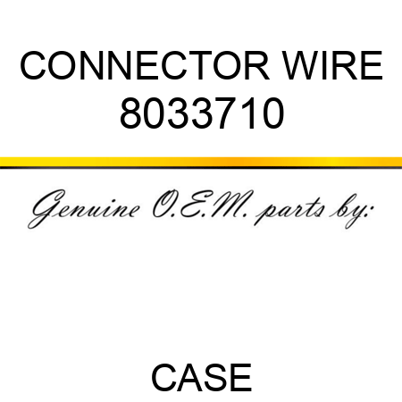 CONNECTOR, WIRE 8033710
