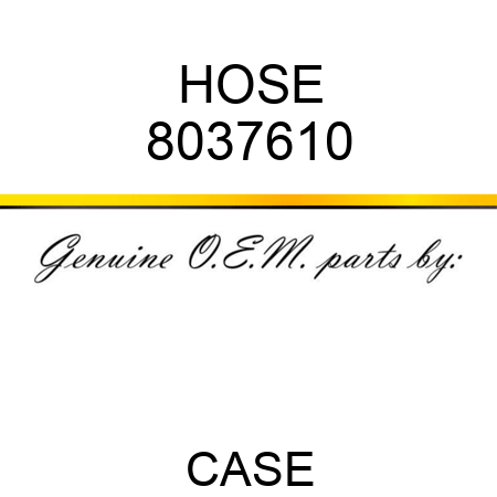 HOSE 8037610