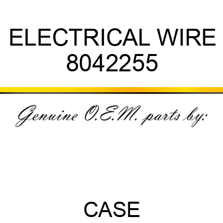 ELECTRICAL WIRE 8042255