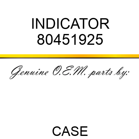 INDICATOR 80451925