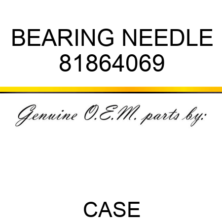 BEARING, NEEDLE 81864069