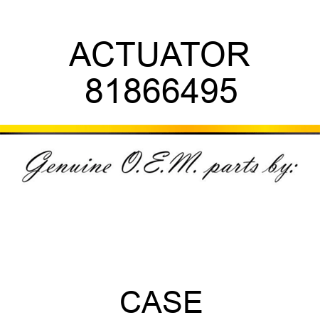ACTUATOR 81866495