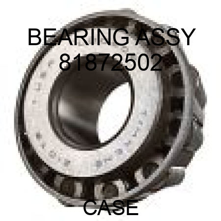 BEARING ASSY 81872502