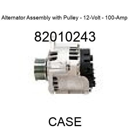 Alternator Assembly with Pulley - 12-Volt - 100-Amp 82010243