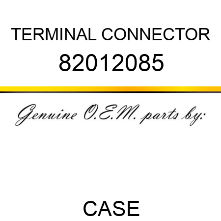 TERMINAL CONNECTOR 82012085