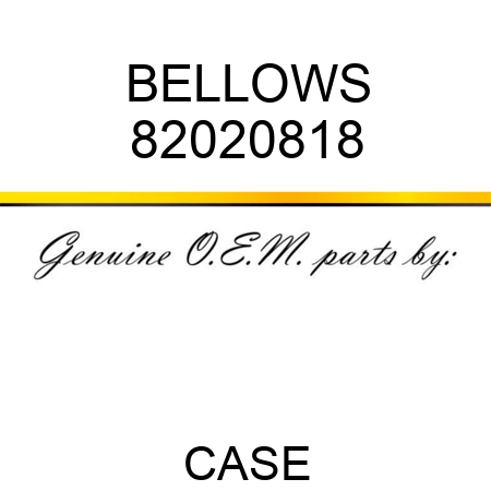 BELLOWS 82020818