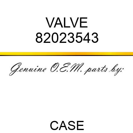 VALVE 82023543